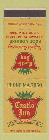 Matchbook Cover - Vince's Castle Inn Buffalo NY