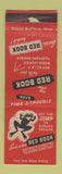 Matchbook Cover - Red Book Phone Book Classifieds Chicago IL WORN