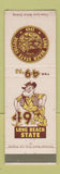 Matchbook Cover - Long Beach State College CA 49ers