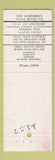 Matchbook Cover - Olde Coach Inn Motor Lodge Nashua NH DD Bean