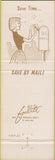Matchbook Cover - St Francis Building  and  Loan Milwaukee WI