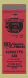 Matchbook Cover - Schmitty's Bar Rollingstone MN