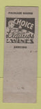Matchbook Cover - Brentwood Bar Cocktail Lounge Brentwood MO