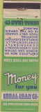 Matchbook Cover - Local Loan Co No Town