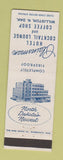Matchbook Cover - Plainsman Hotel Williston ND