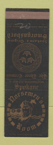 Matchbook Cover - Three Crowns Smorgasbord Spokane WA SAMPLE