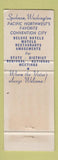 Matchbook Cover - Sopkane WA Tourism