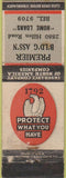 Matchbook Cover - Premier Building Assoc Philedelphia PA