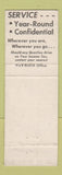 Matchbook Cover - H&R Block Income Tax