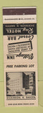 Matchbook Cover - Village Inn Ray Hotel Dickinson ND