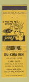 Matchbook Cover - Du Kum Inn Sullivan MO
