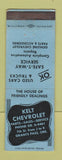 Matchbook Cover - Kelt Chevrolet Grants Pass OR Don Johnson