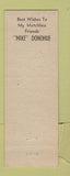 Matchbook Cover - Hollywood Bar Cafe Rochester MN