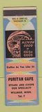 Matchbook Cover - Puritan Cafe Willmar MN