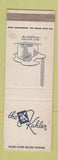 Matchbook Cover - The Kahler Hotel Rochester MN SAMPLE WEAR