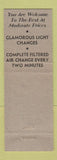 Matchbook Cover - Gus & Eddies Lounge Great Falls MT