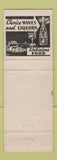 Matchbook Cover - Golden Burro Cafe Lounge Leadville Colorado