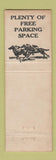 Matchbook Cover - Blade Cafe Cincinnati OH