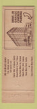 Matchbook Cover - Vance Motor Hotel Seattle WA