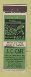 Matchbook Cover - JC Cafe girlie