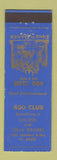 Matchbook Cover - 400 Club Fort Worth TX