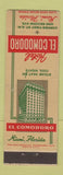 Matchbook Cover - Hotel El Comodoro Miami FL
