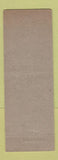 Matchbook Cover - Hotel El Comodoro Miami FL