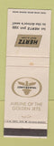 Matchbook Cover - Hertz Car Rentals Continental Airlines WEAR