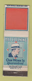 Matchbook Cover - Stock Graphic Hat Cleaning WEAR