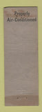 Matchbook Cover - Blackstone Hotel Fort Worth TX WEAR