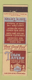 Matchbook Cover - Town Tavern Portland OR