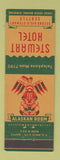 Matchbook Cover - Stewart Hotel Seattle WA Alaskan Room