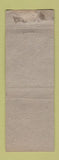Matchbook Cover - Golden Burro Cafe Lounge Leadville Colorado WORN