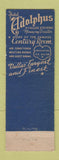 Matchbook Cover - Adolphus Hotel Dallas TX