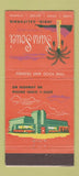Matchbook Cover - Sans Sounci Indio CA restaurant 30 Stick