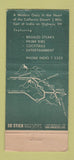 Matchbook Cover - Sans Sounci Indio CA restaurant 30 Stick