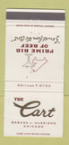 Matchbook Cover - The Cart Restaurant Prime Rib Chicago IL 30 Strike