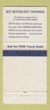 Matchbook Cover - Flamingo Motor Lodge Palo Alto CA Best Western 30 Strike
