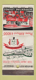 Matchbook Cover - Serpentine Lounge AC Pittsburgh PA Airport Hotel WEAR 30 Stick