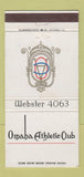 Matchbook Cover - Omaha Athletic Club NE 30 Strike