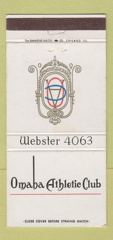 Matchbook Cover - Omaha Athletic Club NE 30 Strike