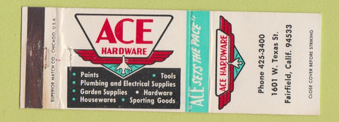Matchbook Cover - Ace Hardware Fairfield CA
