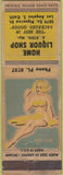 Matchbook Cover - Home Liquor Shop Los Angeles CA pinup
