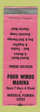 Matchbook Cover - Four Winds Marina Bokeelia FL WEAR