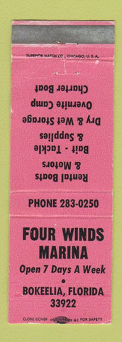 Matchbook Cover - Four Winds Marina Bokeelia FL WEAR