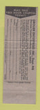 Matchbook Cover - Animal Kingdom Book Offer Grolier Enterpsies Danbury CT