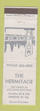 Matchbook Cover - Hermitage Motel Bartow WV