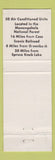 Matchbook Cover - Hermitage Motel Bartow WV