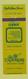 Matchbook Cover - Explorers Restaurant Holiday Inn Pittsburgh PA
