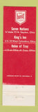 Matchbook Cover - Helen of Troy Travel Host Restaurants Troy OH